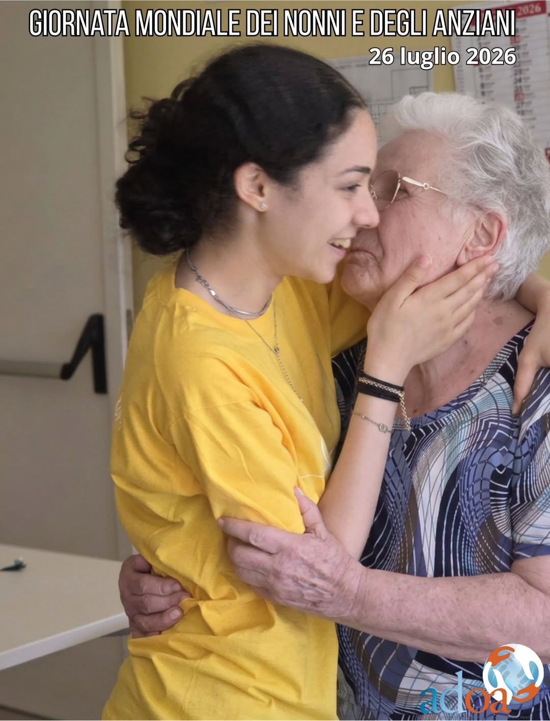 Giornata Mondiale dei Nonni e degli Anziani
«Io invece non ti dimenticherò mai» (Is 49,15)

 In questa giornata speciale, ADOA  celebra la …